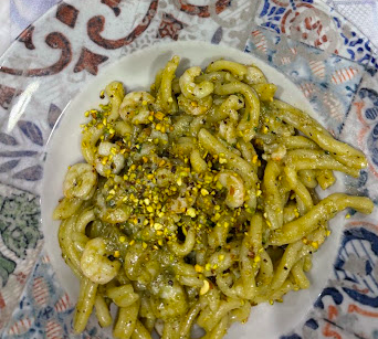 Trattoria U Fucularu signature dishes Hamburger Di Cavallo
Pasta Fresca Con Gamberetti E Pistacchio
Carpaccio Di Salmone E Marlin Affumicato
